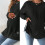 Multiple Size Option Warm Tops Maternity Long Sleeve-Black L 4
