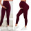 Smooth Maternity Yogas Pants Quick Drying Nylon-Coffee color M 4