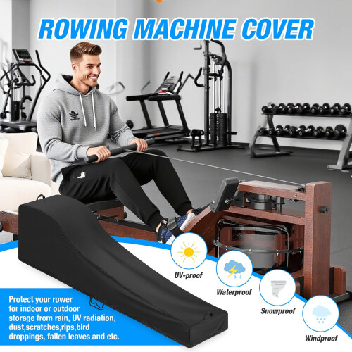 Quick Install Rowing Machine Protective Cover Dust-210D 2