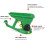 1.5L Handheld Seed Spreader Adjustable Manual Lawn Grass Seed Spreader For Gardens 2