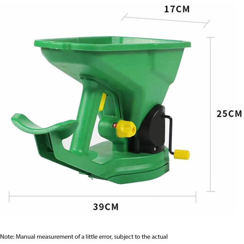 1.5L Handheld Seed Spreader Adjustable Manual Lawn Grass Seed Spreader For Gardens 2