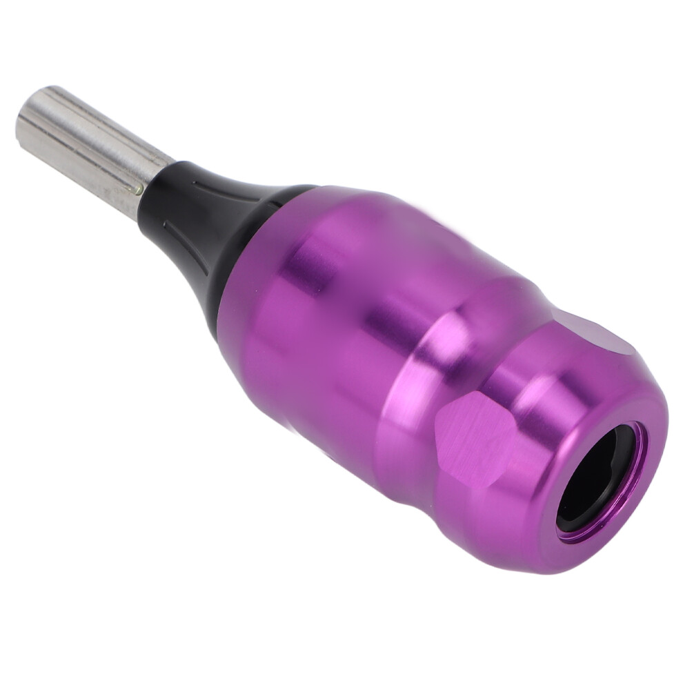 Purple Aluminum Alloy Adjustable Tattoo Grip With 95Mm Needle Drive Bar,