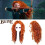 Brave Merida Cosplay Perücke langes lockiges Haar Halloween Karneval Comic Con Requisiten Mädchen 6
