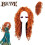 Brave Merida Cosplay Perücke langes lockiges Haar Halloween Karneval Comic Con Requisiten Mädchen 4