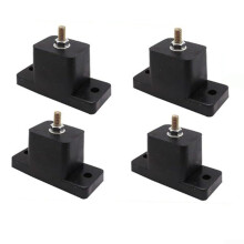 Anti Slip Rubber Mounts 4-Pack For Outdoor AC Condensing Units, Non Slip Vibration Damping Pads, Weather Resistant