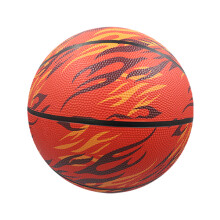 (Red size 7) Odorless And Non-toxic Safe Training Basketball For Junior Players