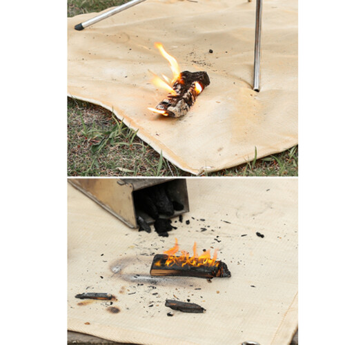 (50x50) Tabletop Fire Pits Mat | Fireproof Resistant Cloth For All Surfaces 1