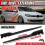 Car Side Step Skirt 1.2m Universal For Mitsubishi Lancer Evolution Eclipse Carbon Fiber Look Winglet Splitters Lip 3