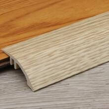 Floor Transition Strip Wood to Tile Self-Adhesive PVC Threshold 3/4-Inch Step-Down For Vinyl Flooring C-W 55mm L 92cm