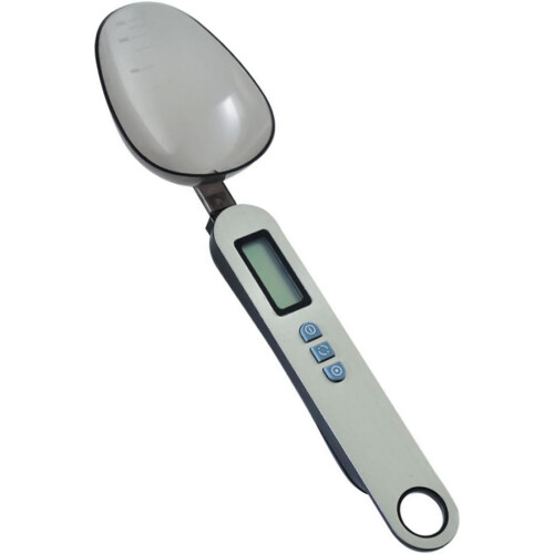 Electronic Spoon Scale Precision Weighing For Pet Feed Scoops, LCD Display, Measures In Grams, Diet Control 1