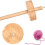 Whorl Drop Spindle Hand Spinning Tool Portable For Beginners Drop Spindle For Hand Spinning Handmade Projects 5