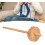 Whorl Drop Spindle Hand Spinning Tool Portable For Beginners Drop Spindle For Hand Spinning Handmade Projects 2