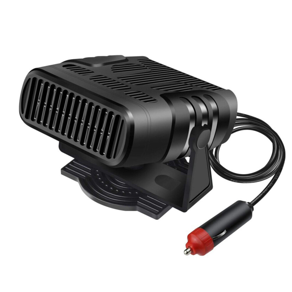 Car Defroster 12V/24V Portable Car Heater, 360 Degree Rotation, Plug-In Black 9067246511555