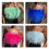 Dames tanktop van imitatiebont Strapless Bandeau Tube-Witte S 4