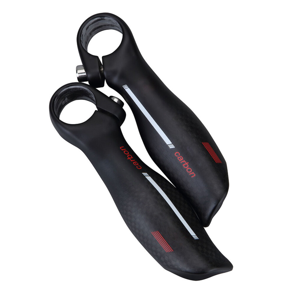 Lightweight Carbon MTB Handlebar Ends 22.2mm Comfortable Ergonomic Design-image-OPC-PMQVZRK-NEW