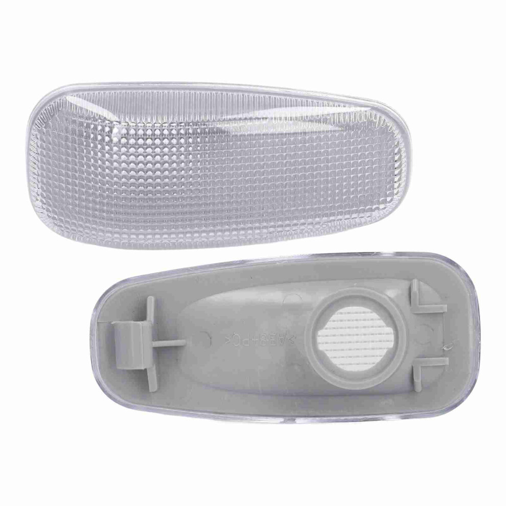 2Pcs Abs Side Turn Signal Lens For Dodge/ Freightliner Sprinter 2500/3500 2003-2006 White 8401357873323