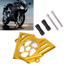 Aluminium-Kettenblatt-Schütze für vorderen Kettenraddeckel für XL250 2011-2014 Gold