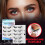 Cils auto-adhésifs Pack de 4 styles 01 Noir Taille 7