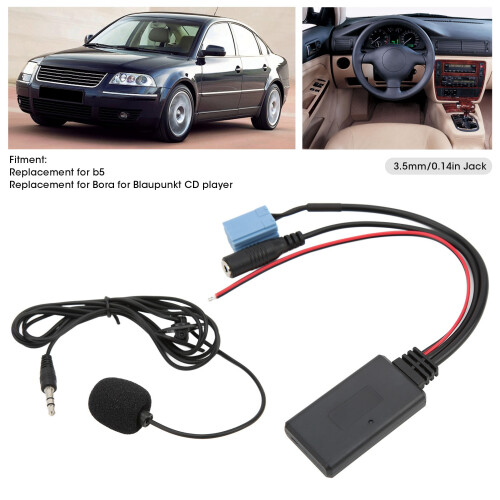 Handsfree Microphone Bluetooth AUX IN Cable 3.5mm for Blaupunkt 2