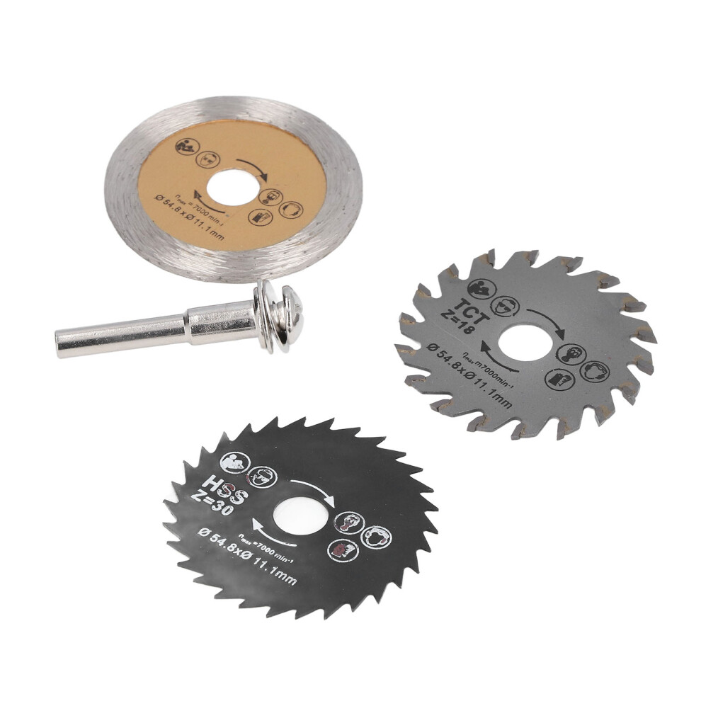 4Pcs High Speed Steel Circular Saw Blades 7000Rpm For Plywood 3421357875108