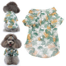 Hawaii-Stil Haustier-T-Shirt Cosplay-Kostüm für kleine/mittlere Hunde & Katzen XL