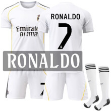 (n 7 Ronaldo-24) 25-26 Maillot domicile enfant Real Madrid n 7 Cristiano Ronaldo 24