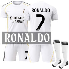 Maillot domicile Real Madrid 25-26, survĂŞtement enfant, n 7 Cristiano Ronaldo 26