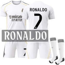 (28)25-26 Maillot domicile Real Madrid enfant n 7 Cristiano Ronaldo{F2} n 7 Ronaldo 28