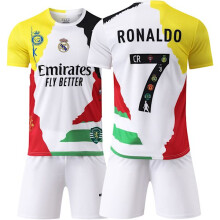 (20)25-26 Tenue d'entraînement Real Madrid n7 Ronaldo, ensemble de survêtement pour enfants 20