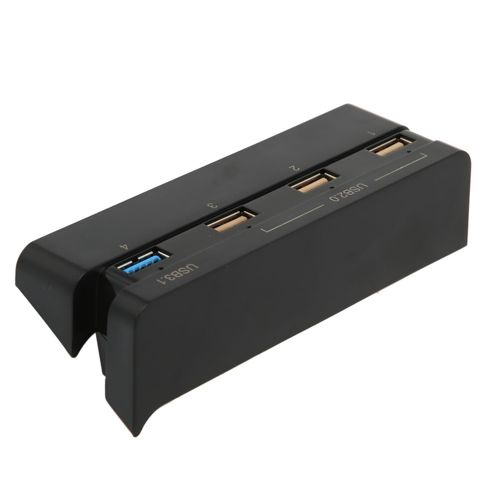 Usb Hub 4 Port High Speed Usb 3.1 & 2.0 For Ps4 Slim Data & Power Extension Black 4611357878608