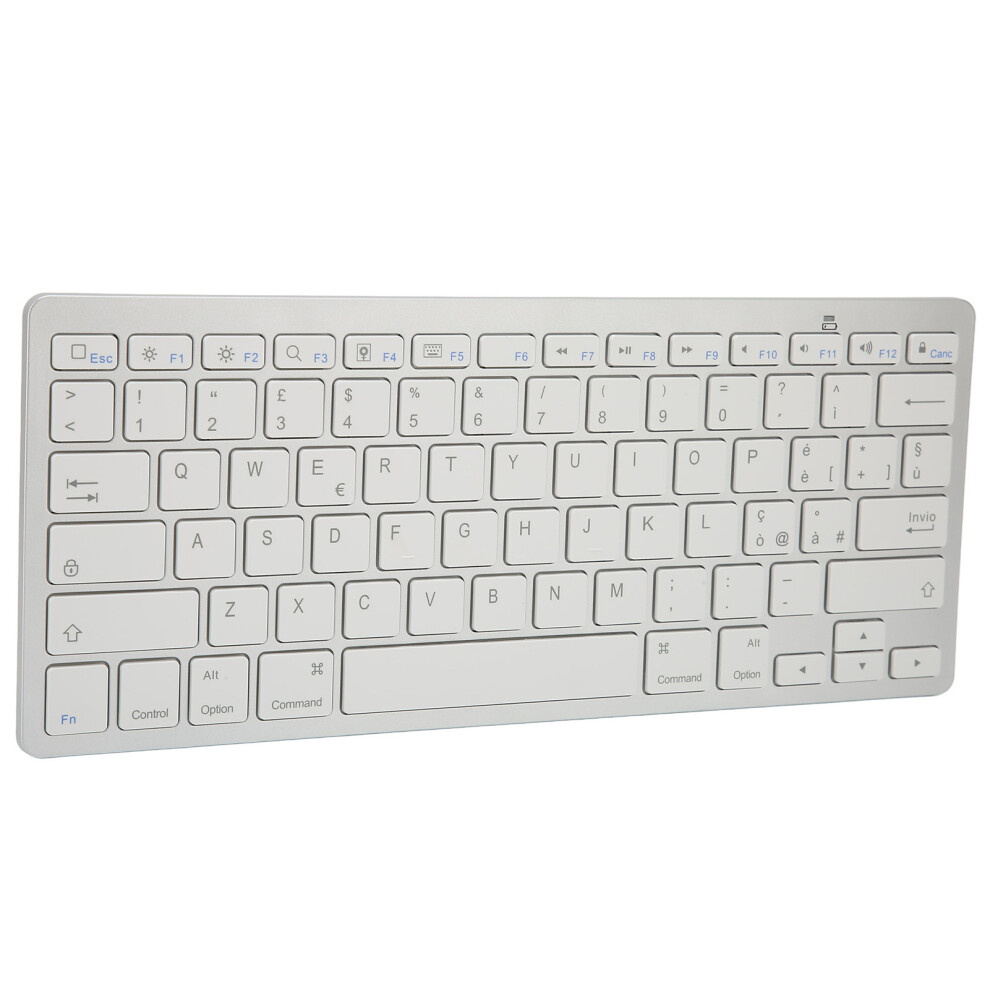Lightweight Wireless 78-Key Keyboard For Ios/Android/Windows White 7901357877891