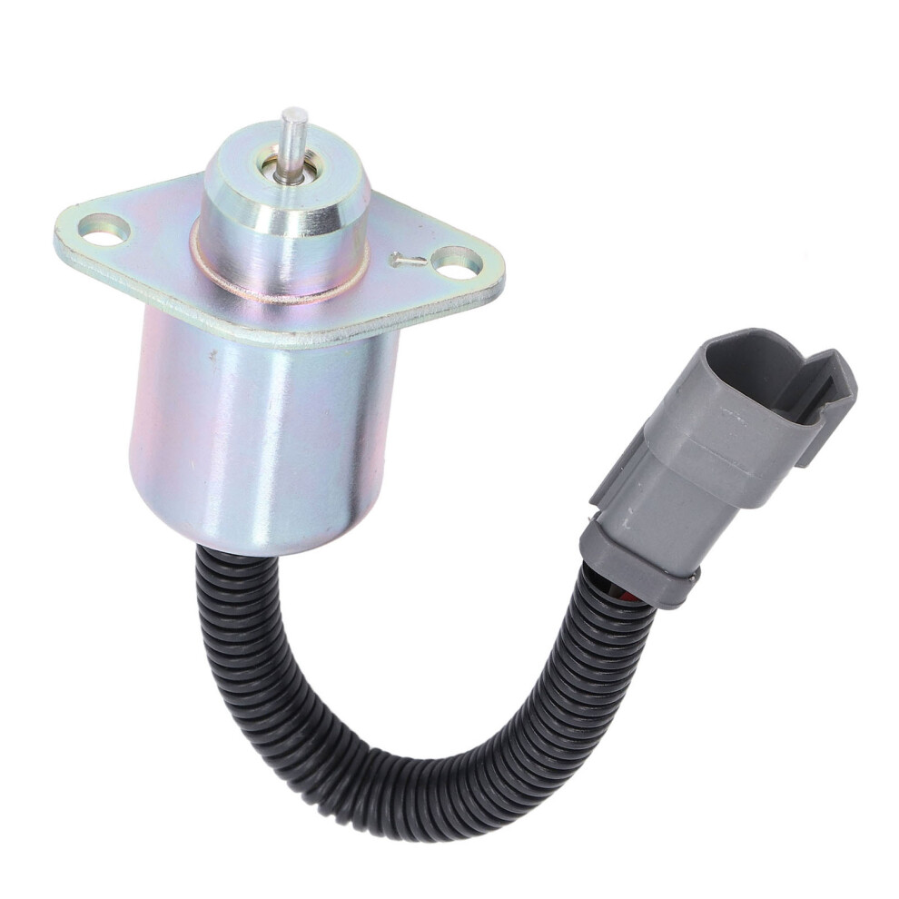 Fuel Shut Off Solenoid Valve 12V For Perkins Cat 216-246 Skid Steer Ub704 5001357878941