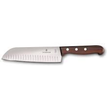 Faca Victorinox Santoku com cabo oco em jacarandá, 17 cm, 6.8520.17G