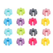 Unique 16PCS Silicone Flower Drink Markers for Wine Cup Identification