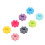 Unique 16PCS Silicone Flower Drink Markers for Wine Cup Identification 5