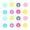Unique 16PCS Silicone Flower Drink Markers for Wine Cup Identification 14