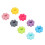 Unique 16PCS Silicone Flower Drink Markers for Wine Cup Identification 7