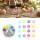 Unique 16PCS Silicone Flower Drink Markers for Wine Cup Identification 16