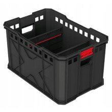 Kistenberg Boîte modulaire Boîte de rangement Boîte à outils Boîte de transport avec séparateurs 536x354x300 mm