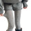 Opaque Tights,Women High Waist Footed-light gray 1