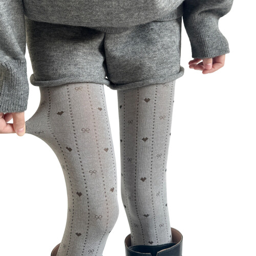 Opaque Tights,Women High Waist Footed-light gray