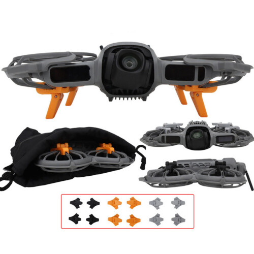 Height Adjustable Foldable Drones Landing Pad AntiWear-Orange 1
