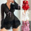 Comfortable 2PCS Sheer Mesh Sleep Dress G-strings Set-Pink XL 3