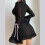 Comfortable 2PCS Sheer Mesh Sleep Dress G-strings Set-Pink XL 7