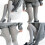 Opaque Tights,Women High Waist Footed-light gray 2