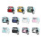 Magnetic Automatic Earphone Cover For Wireless-white blue 3