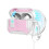 Upgraded Security Lock Case With Phone Stand-pink white 1