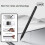 Professional Screen Touch Pen Featuring Magnetic Attachment 4096 3