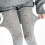 Opaque Tights,Women High Waist Footed-light gray 5