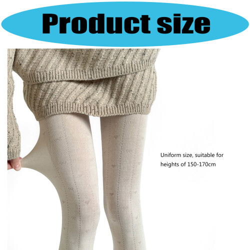 Opaque Tights,Women High Waist Footed-light gray 2